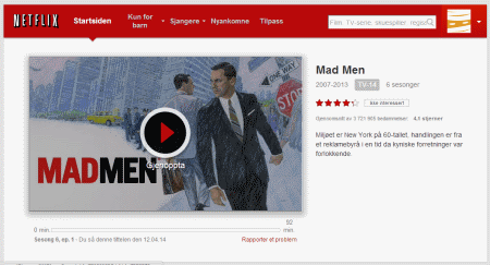 Netflix Mad Men